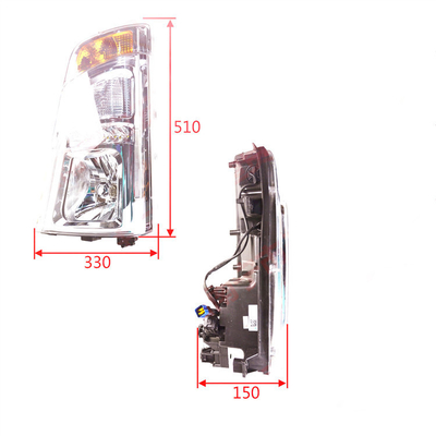 چراغ جلو کامیون سبک Tongshuai 12V/24V چراغ جلو برای بسته بندی استاندارد یا سفارشی