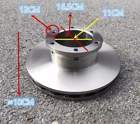 HT250/G3000/G3500 دیسک های ترمز جلو برای JAC Foton SAIC و سایر وسایل نقلیه سنگین