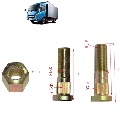 شماره OEM 136-3103053 قطعات معدنی برای پیچ چرخ جلو کامیون YUEJIN 3028